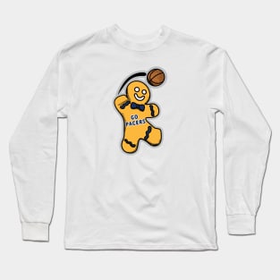 Indiana Pacers Gingerbread Man Long Sleeve T-Shirt